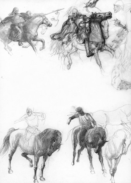 Алан ли Властелин колец скетчбук