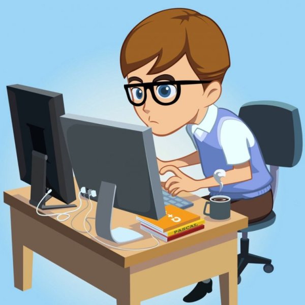Программист мультяшный