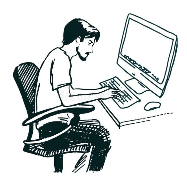 Программист раскраска