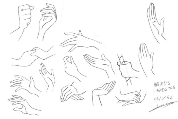 Аниме руки женские