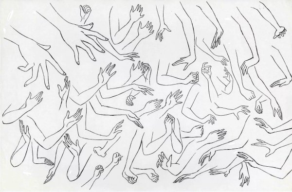 Согнутая рука аниме