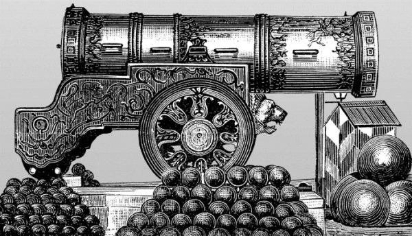 Царь пушка Москва рисунок