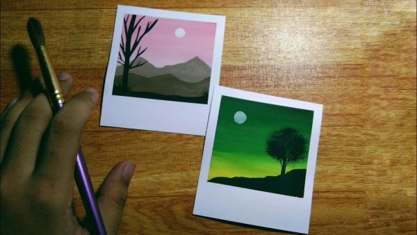 Рисование гуашью для маленьких