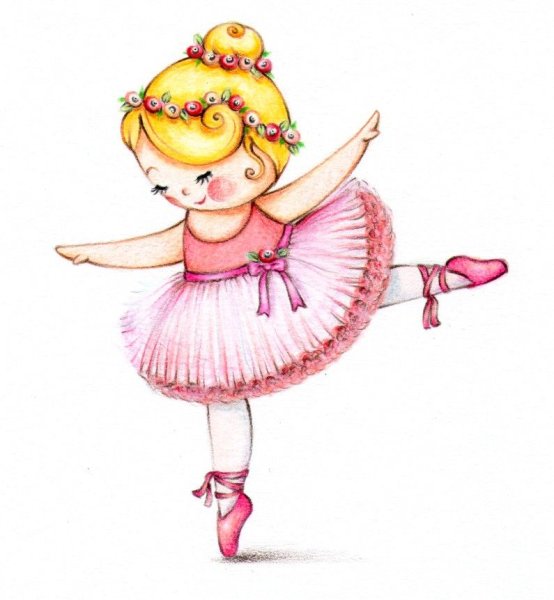 Балерина рисунок