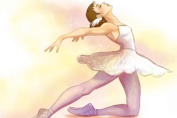 Балерина рисунок