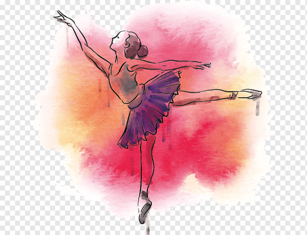 Рисунок балерины для срисовки