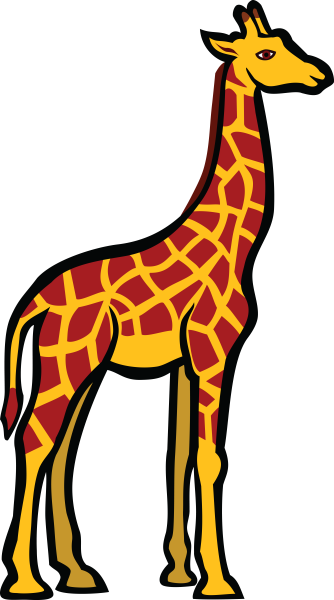 Рисунок жирафа