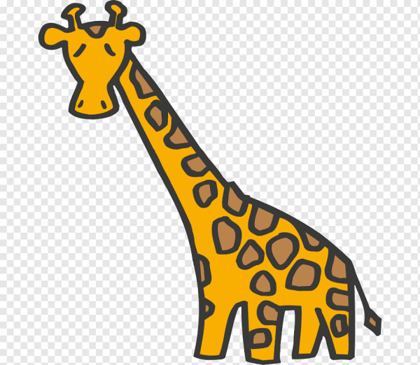 Жираф рисунок