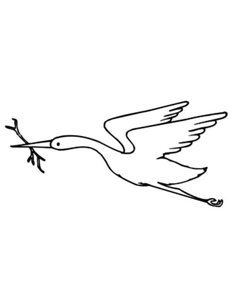 Журавли трафареты для вырезания