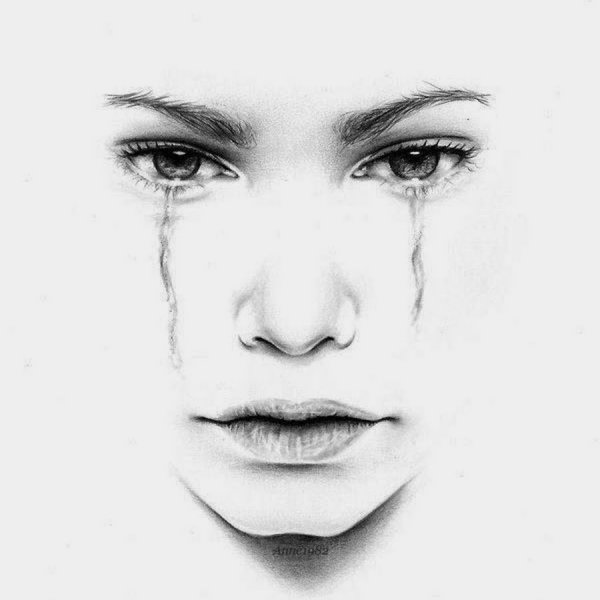 Лицо карандашом