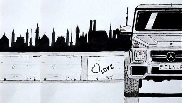 Рисунок Гелендваген Брабус