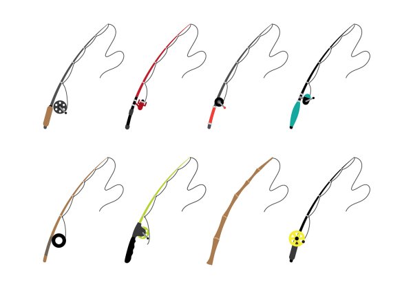 Снасти на прозрачном фоне