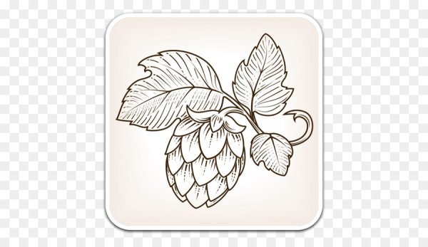 Хмель трафарет