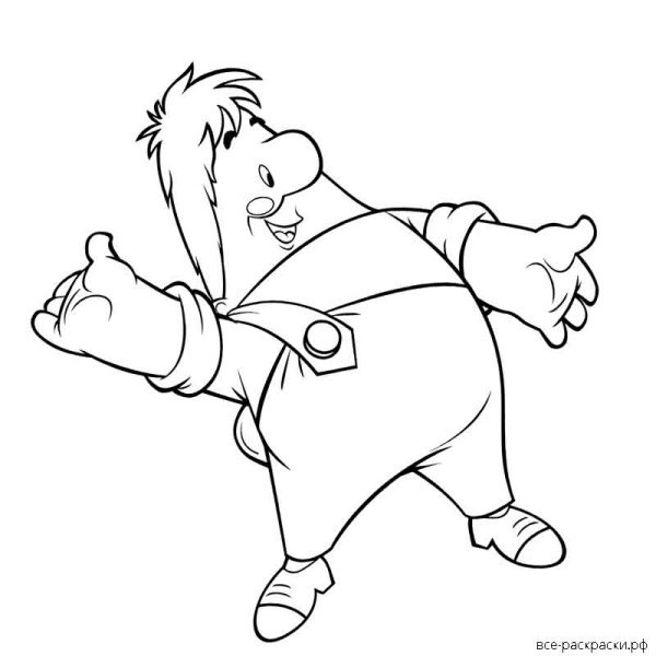 Карлсон раскраска