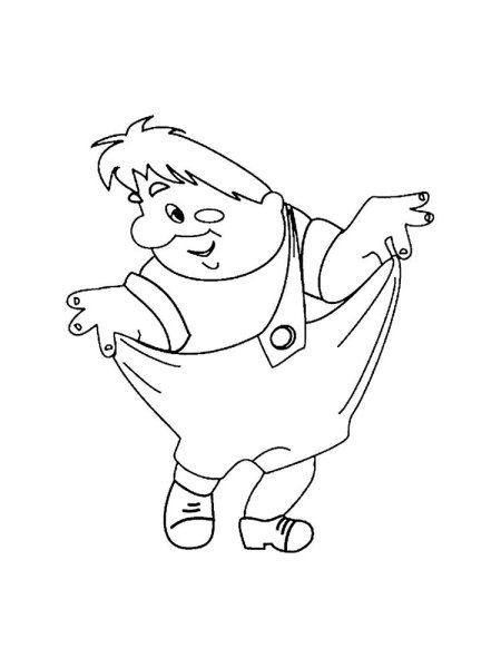 Нарисовать Карлсона поэтапно