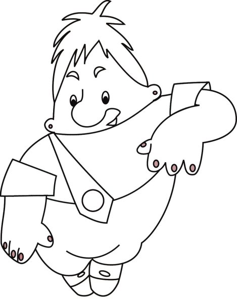 Астрид Линдгрен Карлсон раскраска