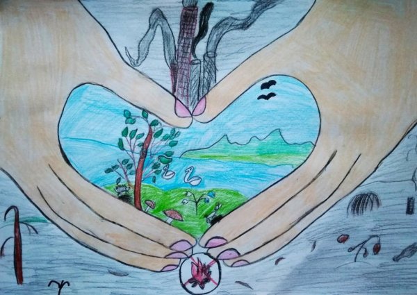 Рисунок сохраним природу