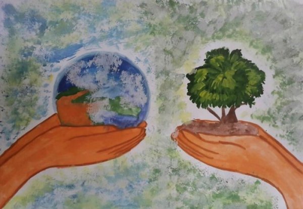 Рисунок на тему береги свою планету