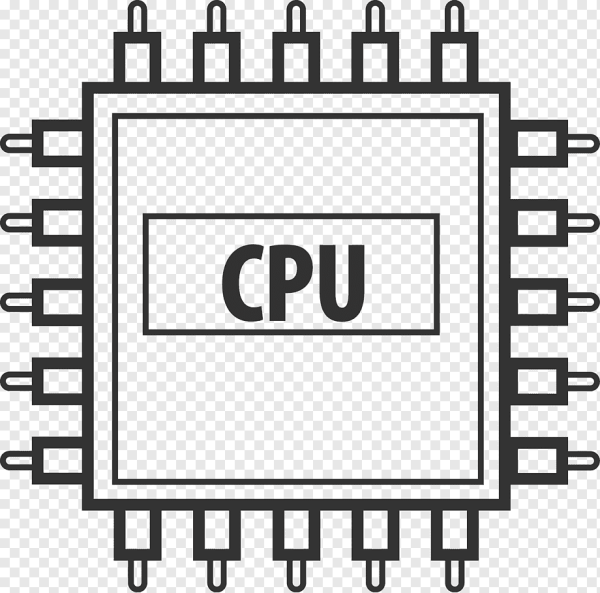 Векторное изображение процессора