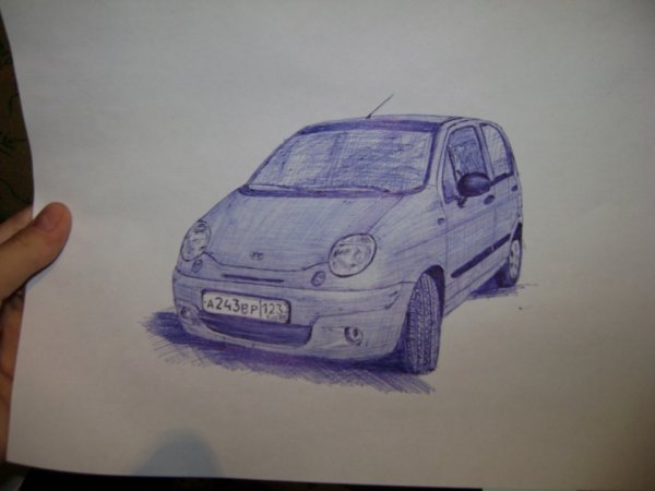 Дэу Матиз контур