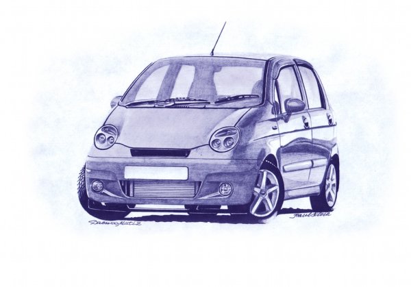 Daewoo Matiz Blueprint