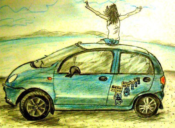 Daewoo Matiz нарисовать