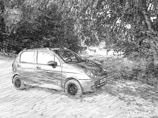 Разукрашенные Дэу Матиз