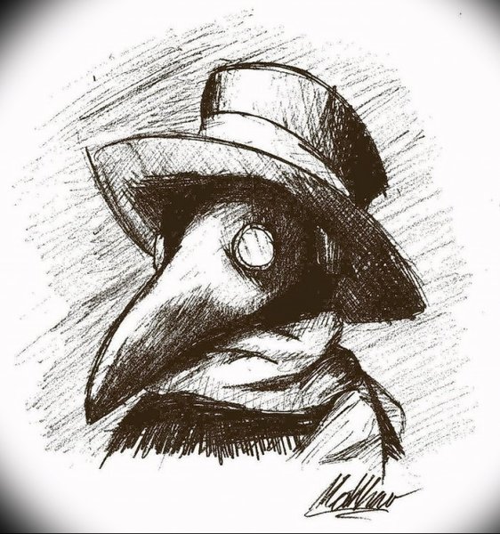 Чумной доктор скетч