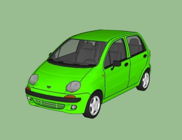 Daewoo Matiz 3d model