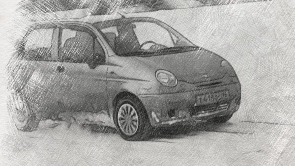 Daewoo Matiz нарисовать