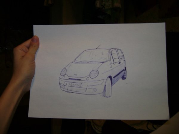 Daewoo Matiz раскраска