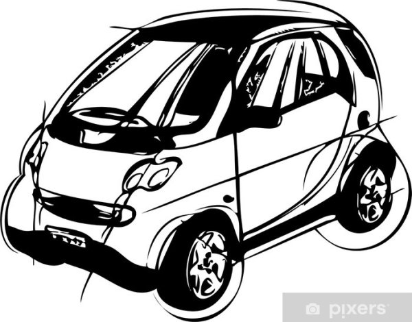 Матиз рисунок сбоку