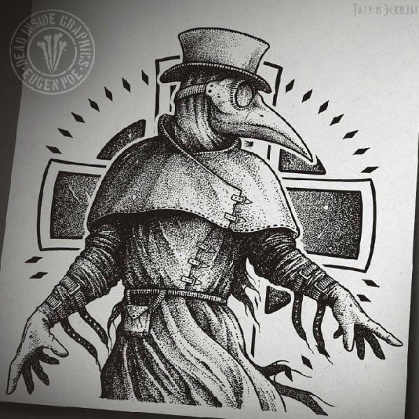 Чумной доктор скетч