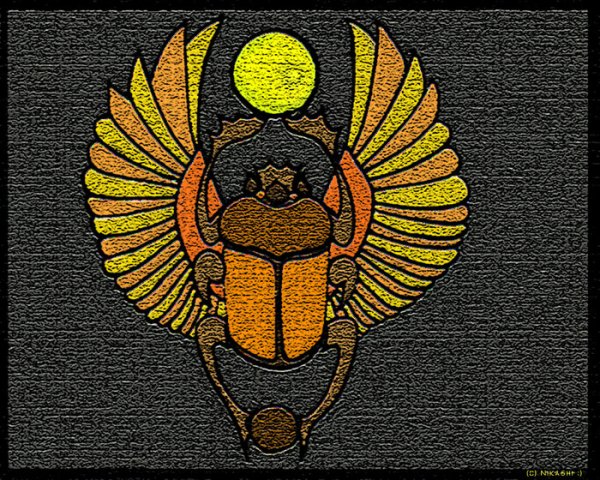 Египет скоробей рисунок