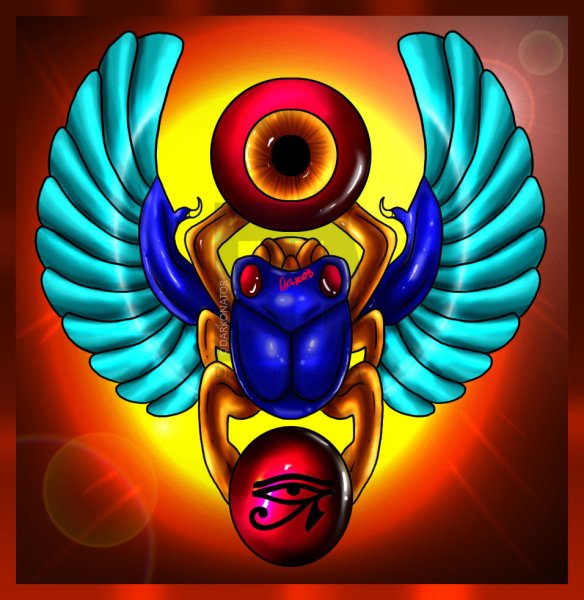 Жук скарабей Египетский символ