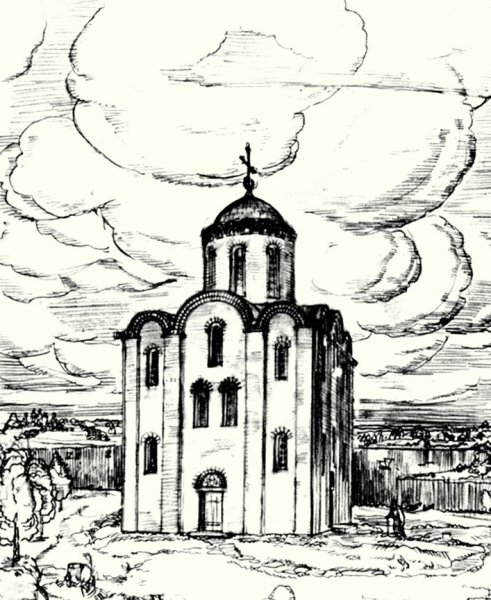 Собор Рождества Богородицы Антоньева монастыря план