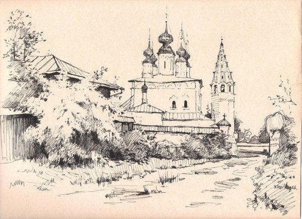 Суздаль гравюра