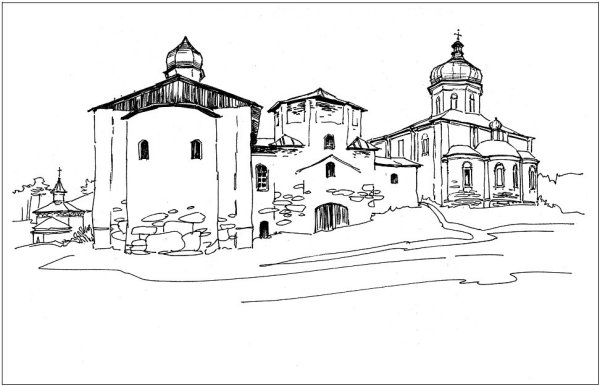 Архитектура Ипатьевского монастыря Наброски