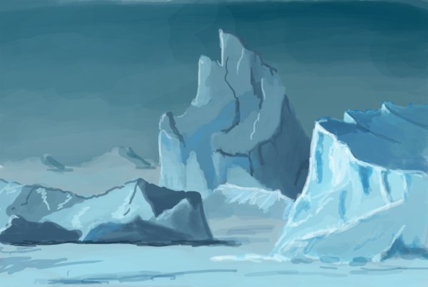 Арктические пустыни рисунок