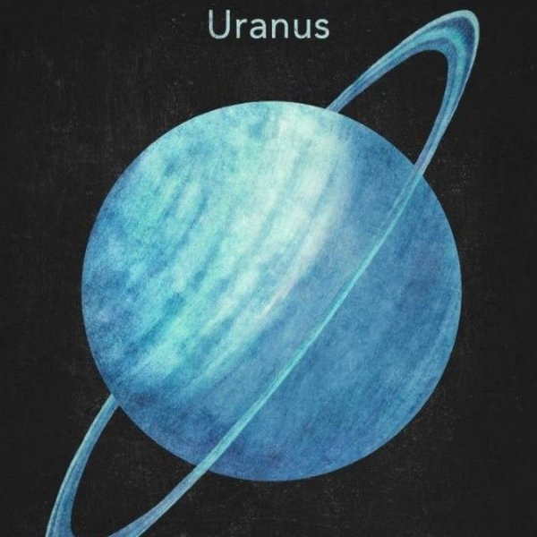 Планета Уран иллюстрация