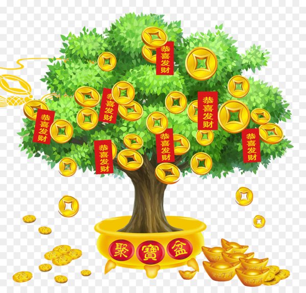 Денежное дерево клипарт