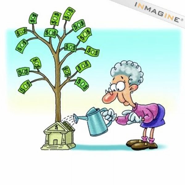 Дерево с деньгами