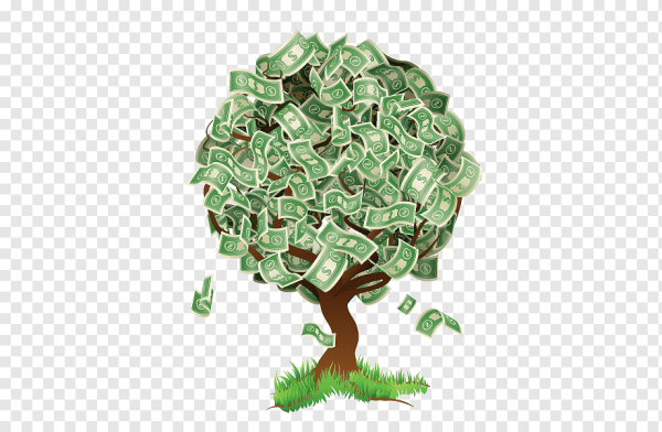 Дерево с деньгами