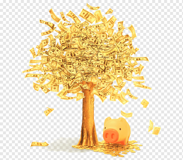 Дерево с деньгами