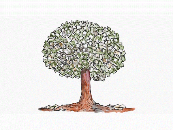 Денежное дерево гиф