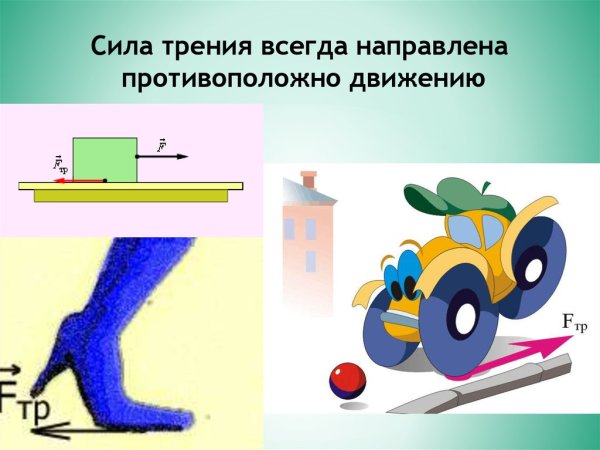 Физика 7 кл сила трения