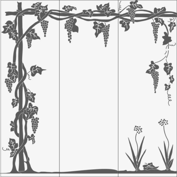 Виноград для выжигания