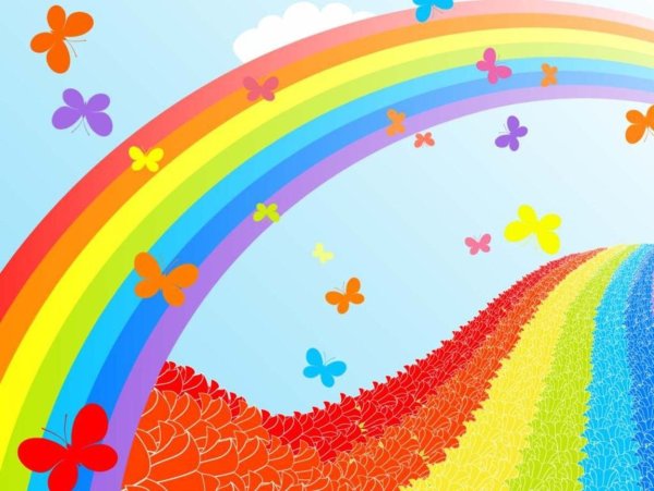 Радуга картинка для детей