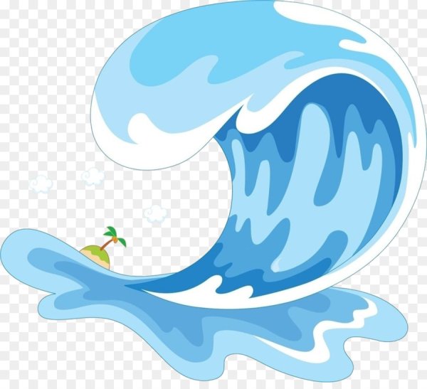 Море волны вектор