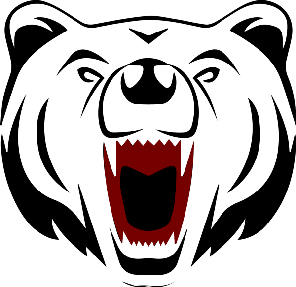 Стилизованная морда медведя